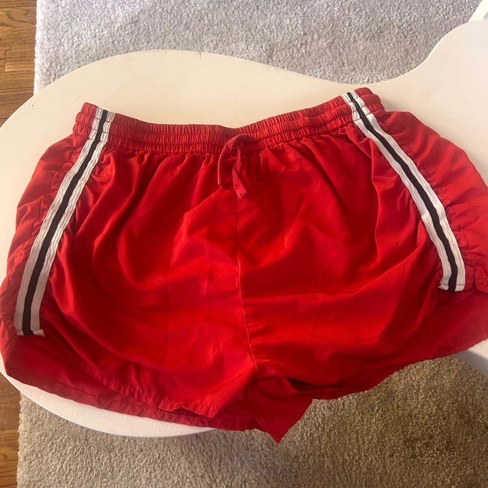 Love Tree Red Mesh Shorts